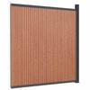 VidaXL Fence Panels, Protective Barrier, Privacy Screen, Outdoor Terrace Garden Patio Privacy Screen, Brown 4003982