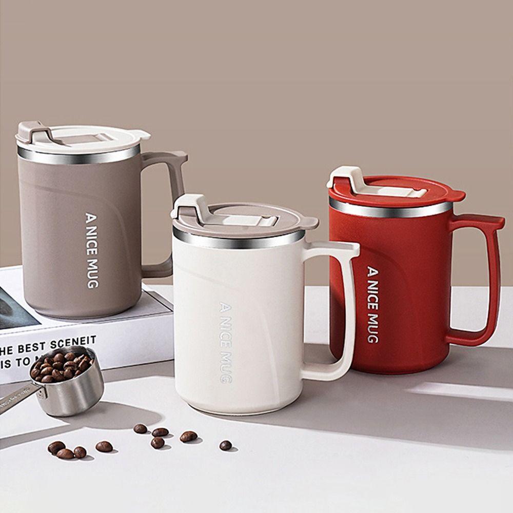Stainless Steel Vacuum Water Bottle 500ml Milk Coffee Mug Drinkware Insulated Coffee Cup  Tea