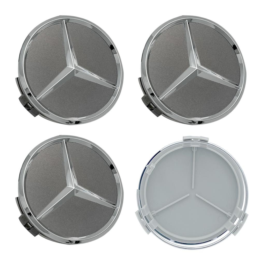 New Car Exterior Parts 20pcs 75mm Car Wheel Center Hub Caps For Mercedes Benz Amg C180 C200 C260 W108 W124 W126 W140 W168 W176