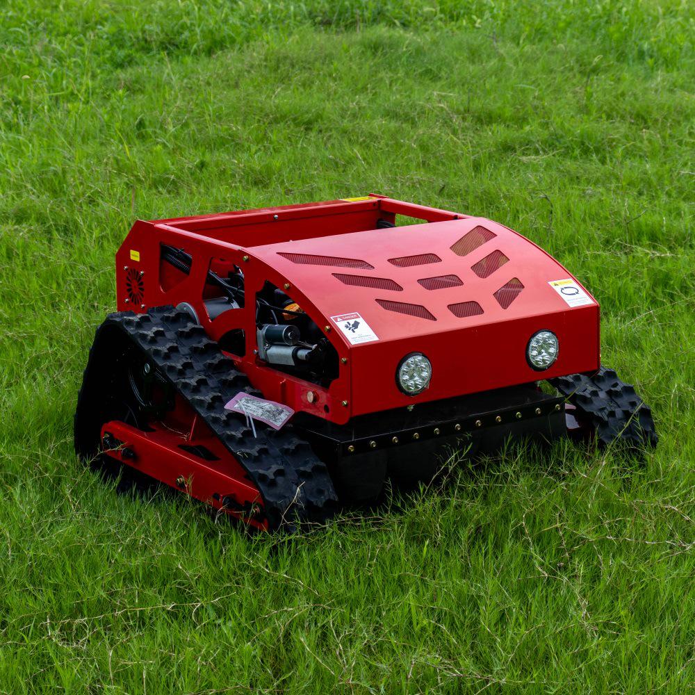 Remote-Controlled Smart Gasoline Lawn Mower & Weed Chopper for Orchards and Roadsides.