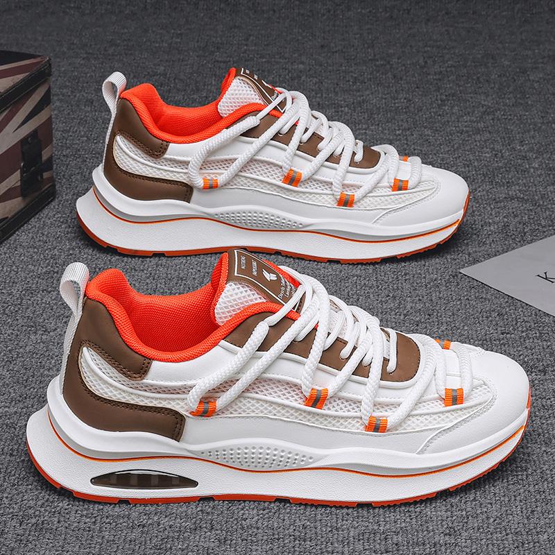 Лоферы Обувь для мужчин Вентилируемые повседневные кроссовки Мужские кроссовки Спорт и отдых Толстая подошва Износостойкие Универсальная мода