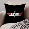 Action Adventure Movie TTop Gun Cushion Cover Pillowcase Antidustmite Invisible Zipper Short Plush Sofa Cushion