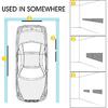 Garage Wall Protector 2 Pack Car Door Corner Edge Waterproof Bumper Guard Protector High Density Self Adhesive Foam Pad For Parking Vehicle 11.8" X