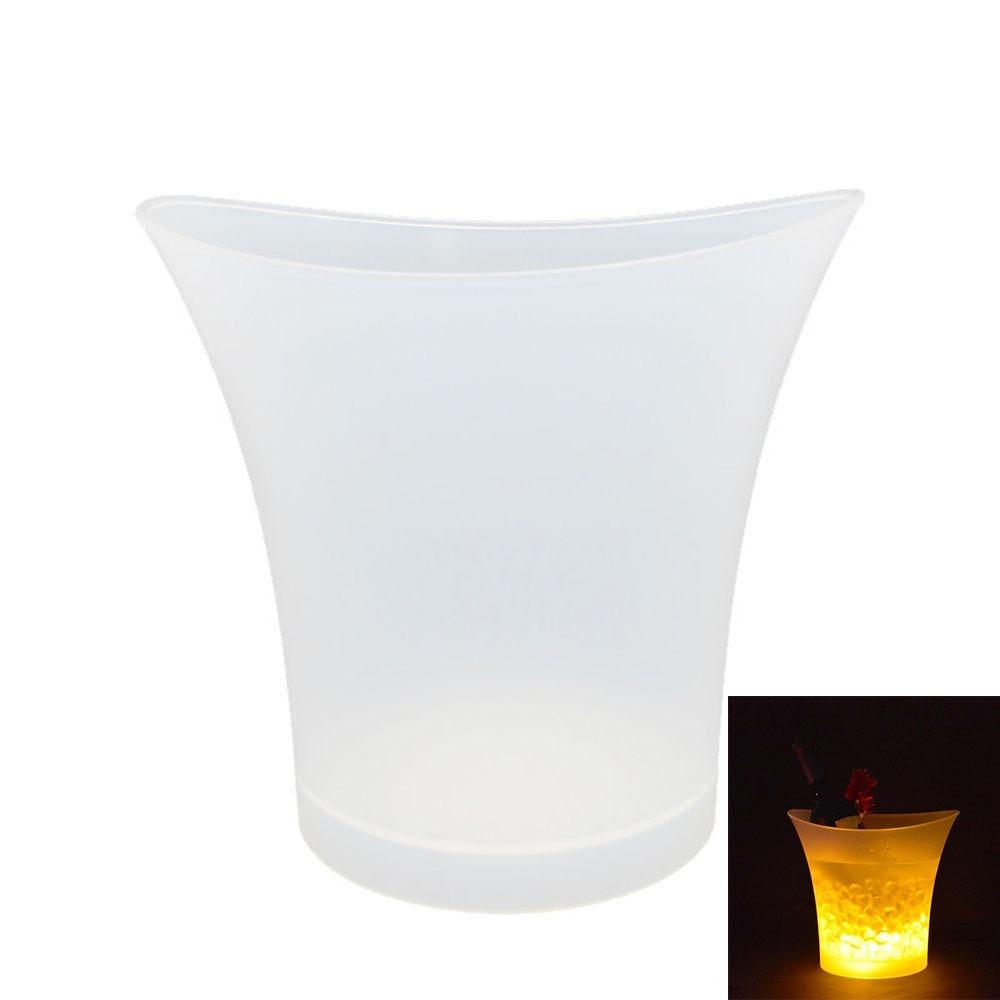 Светящаяся настольная лампа для вечеринок, светодиодная лампа для ведра со льдом, 5 л, меняющая цвет