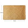 Rectangular Rattan Placemats Braided Wicker Woven Mat Seagrass Woven Placemats  Dining Table