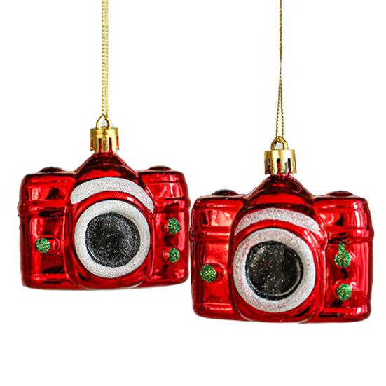 2 шт. Рождественская подвеска Изысканная форма гриба, пончика, Санта-Клауса, Подвесное украшение на елку для праздничного украшения CDN