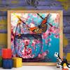5D Алмазная картина Бабочка Полный квадратный/круглый флакон Алмазная вышивка Животное Мозаика Украшение дома