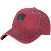 Palau Flag Washed Denim Baseball Cap Adjustable Casual Breathable Outdoor Golf Hat