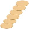 6Pcs 5Cm Stainless Steel Round Blank Coins for Engraving DIY Challenge Coins Personalized Mementos Craft Coin Blanks Engravable
