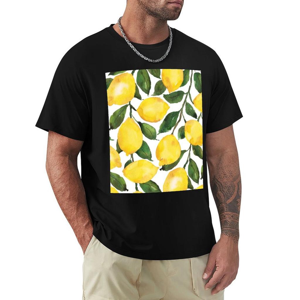 Футболка Le Le Lemons для спортивных фанатов корейская мода для мальчика смешная футболка хлопковая однотонная футболка мужская