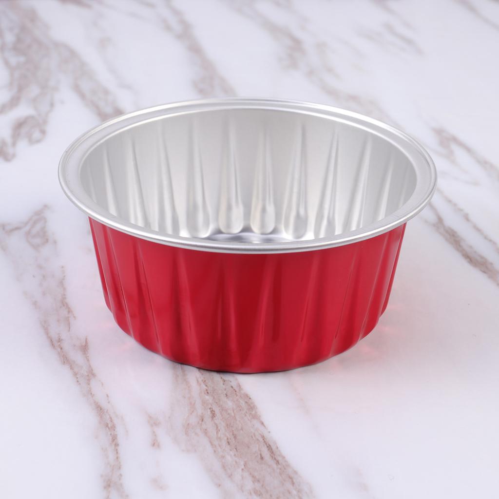 Форма для кексов, десертные формочки, формочки для кексов, упаковочная бумага, алюминиевая фольга с крышками