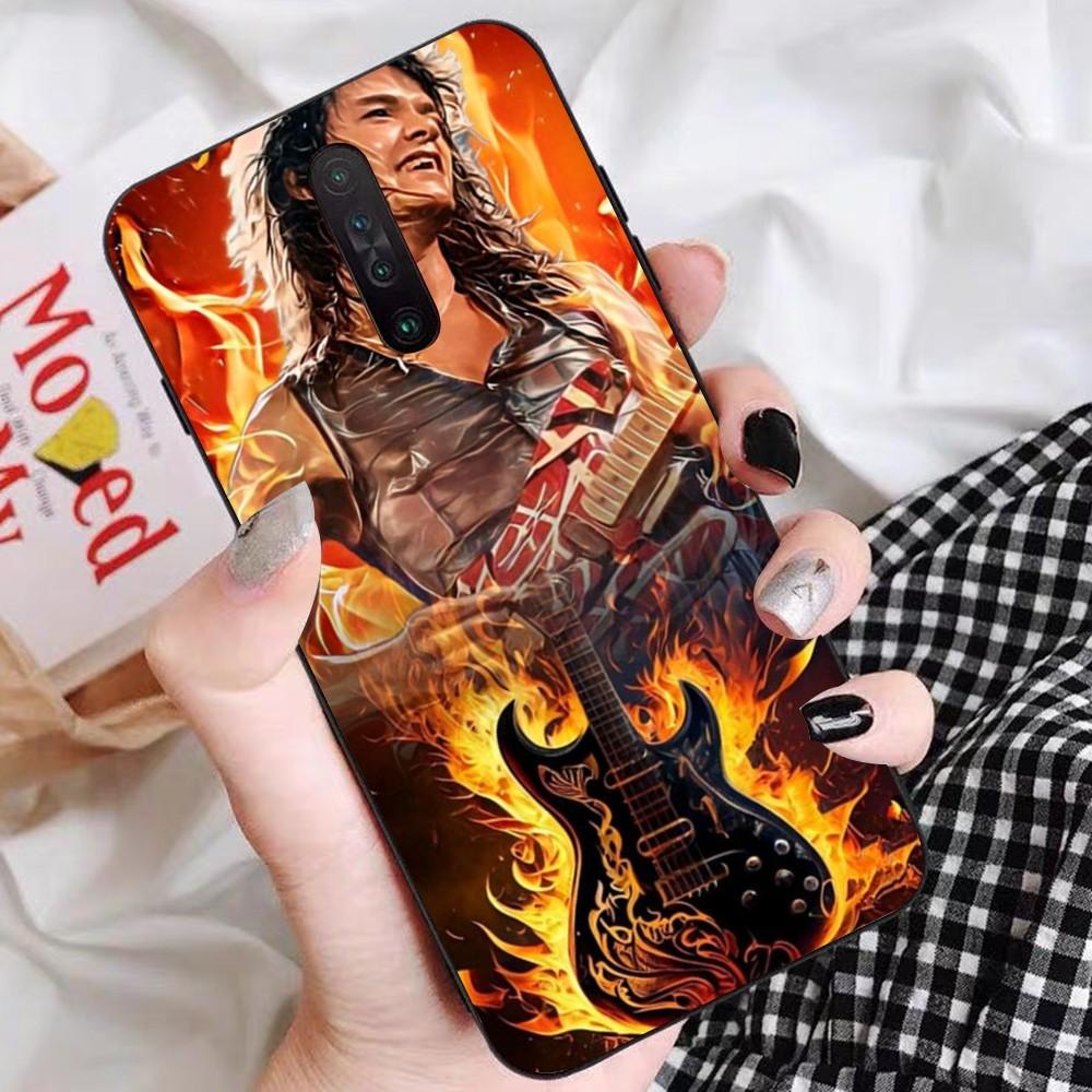 Чехол для телефона E-Eddie V-Van-Halen Music Guitar для Redmi 5 6 7 8 9 10 Plus Pro 6 7 8 9 A GO K20 K30 K40 Pro Plus F3 Fundas