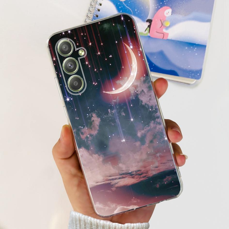 Чехол для Samsung Galaxy A54 A546B SM-A546B Милый Астронавт Прозрачный Силиконовый Мягкий Чехол для Телефона Для Samsung A54 5G A 54 GalaxyA54 Capa