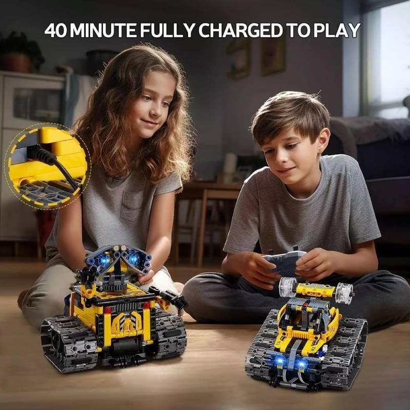Diy Electric Remote Control Robot Blocks For Boys Children's Day Gift**