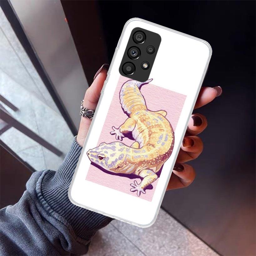 Lizards Geckos Phone Case For Samsung Galaxy A17 A57 A37 A16 A26 A36 A56 A15 A25 A35 A55 A14 A13 A54 A53 A34 A24 A33 A23 Galaxy