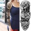 1 PC 480*170MM Full Arm Temporary Tattoo Sticker Sleeve Men Women Fashion Sexy Fake Tattoo Wolf  Lion Tiger Painting Tattoo Skull Angel Tattoo