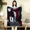 1PC Death Note Patterned Flannel Blanket Suitable For All Seasons For Home Decor Warmth And Comfort Gifts Holiday Present