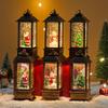 Christmas Tree Scene Luminous Water Lantern - Desktop Ornament & Shopping Mall Decoration