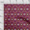 oneOone Cotton Flex Fabric Diamond & Swirl Ikat Print Fabric BTY 40 Inch