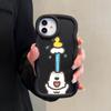 Окрашенный узор Big Wave Edge Мягкий силиконовый материал Macaron чехол для телефона противоударный защитный резиновый чехол для iPhone Huawei Honor Infinix Tecno