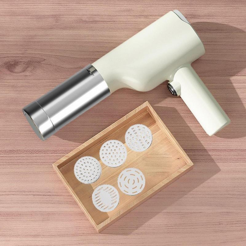 Ручная электрическая лапшерезка Электрический пресс для лапши Автоматическая машина для приготовления пасты Беспроводная машина для приготовления пасты Пресс для теста 5 форм