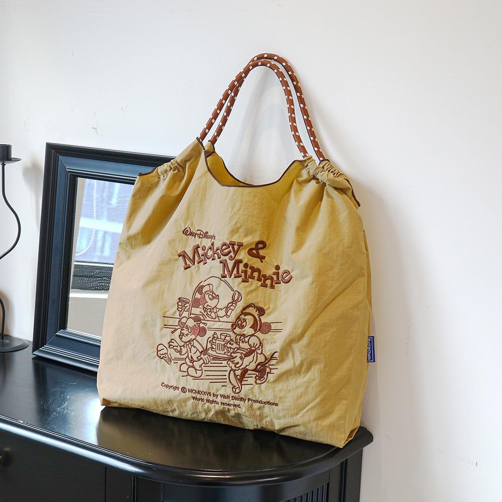 Embroidery Shopping Bag Women'S Fashion Niche Large Capacity Shoulder Bag Tide