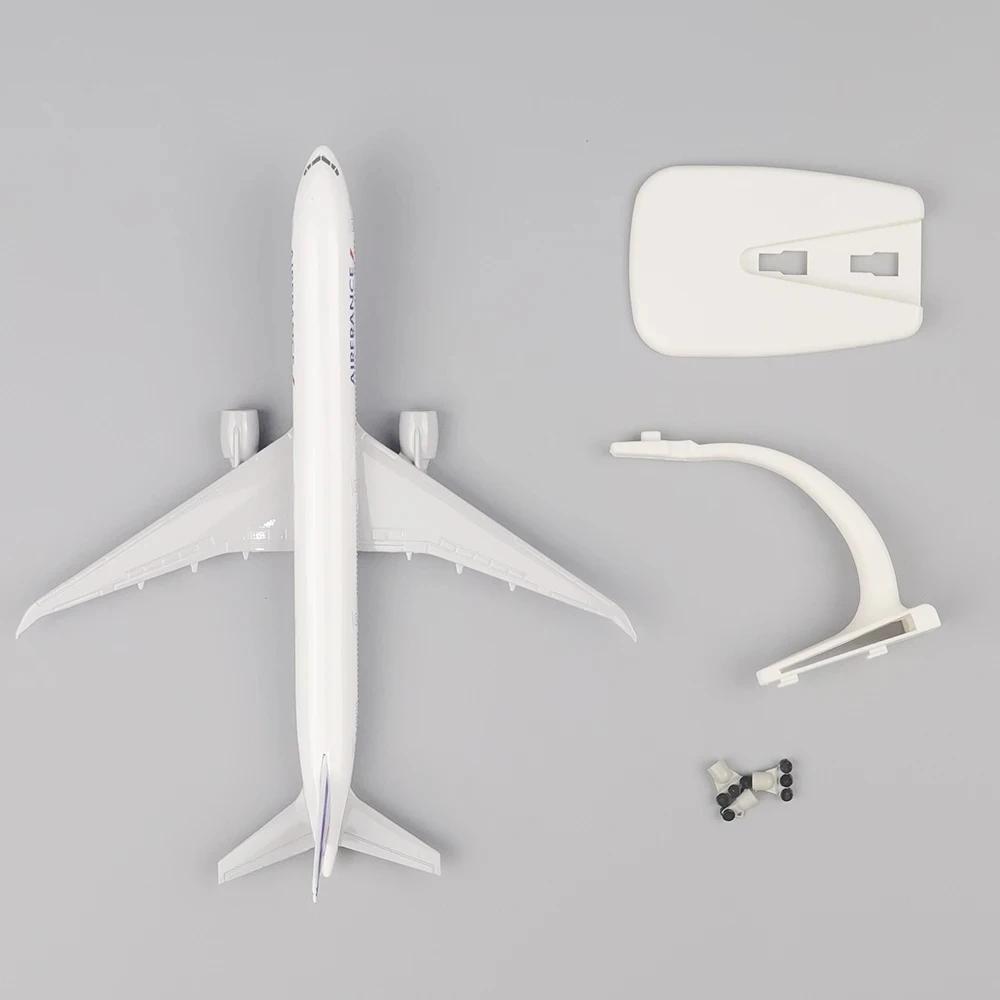 1/400 20см B777 Самолет Литье под давлением 777 Air France Модель Авиалайнера Симуляция Сплав Игрушки и Украшения Поделки Подарки Коллекционный