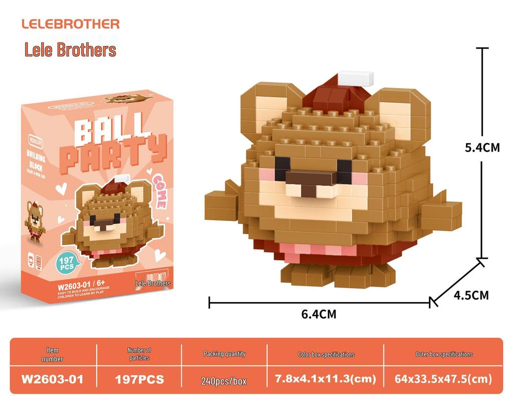 Совместимые с Lego микро строительные блоки мультяшные фигурки - детские развивающие настольные игрушки