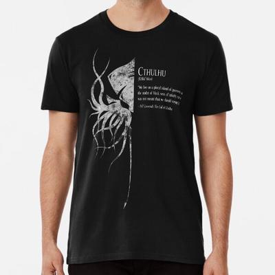 Ктулху (гранит) Размеры от S до 5XL. Сделано в Австралии/США. Футболка.