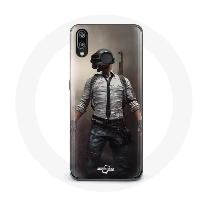 Coque - Huawei - P20 Lite - Souple - Noir - PUBG Série de jeux vidéo
