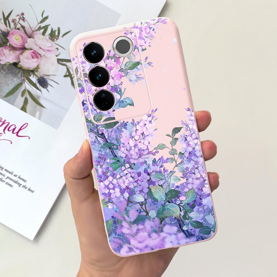 Чехол для Vivo V27 Чехол для Vivo V27e V2237 Милый Модный Расписной Чехол Мягкий Силиконовый Чехол для Телефона Для Vivo V27 Pro V 27 V27e Задняя Крышка Сумки