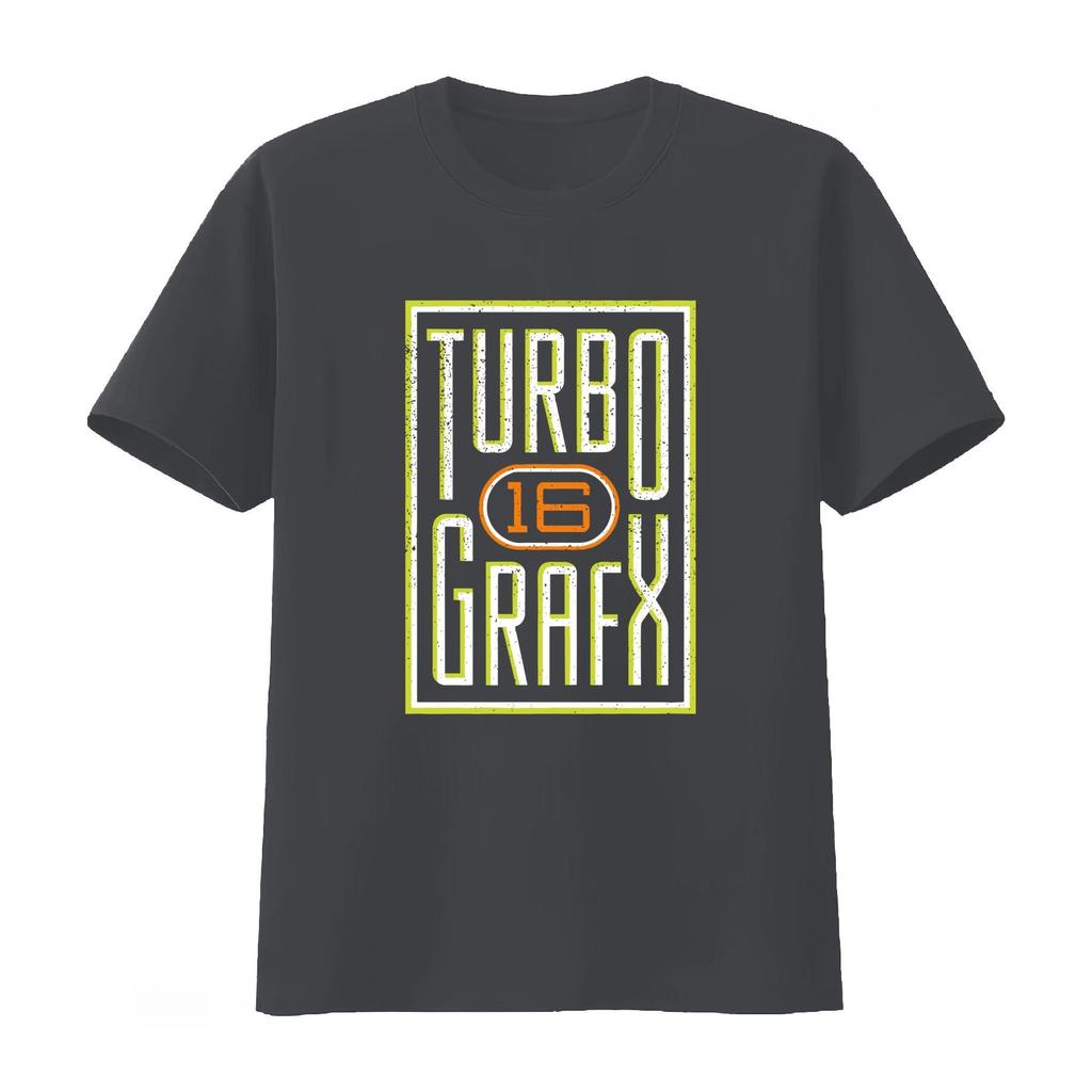 Retro Style Turbografx 16 Video Game System T Shirt for Gaming Enthusiasts Top Fashion Casual Unisexs Clothing Women 2026 Summer