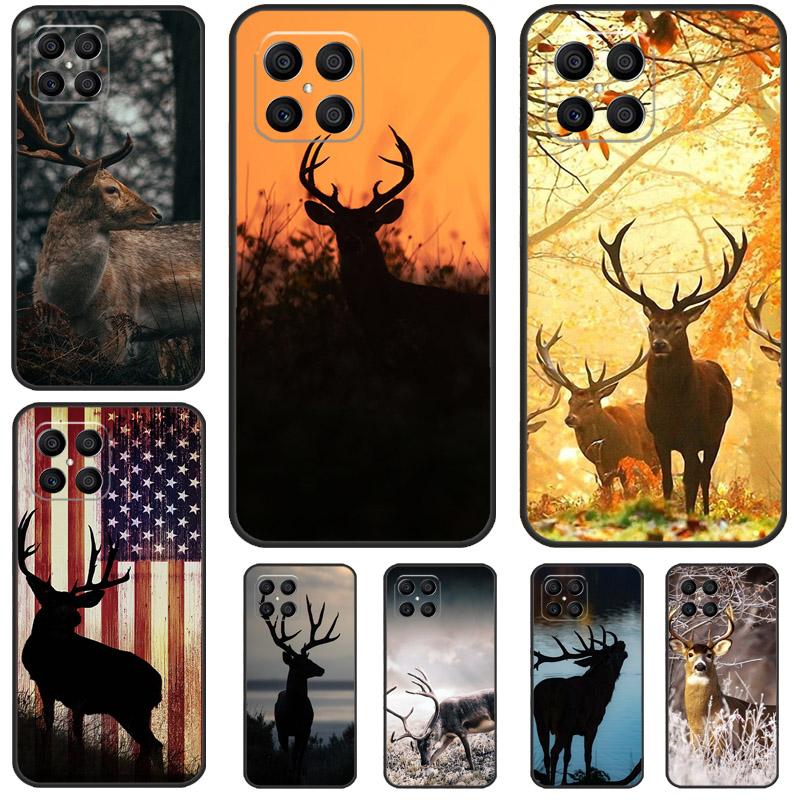 Deer Hunting Camo Case For Honor X6a X9a X9b X8a X7a X7 X8 X9 8X 9X Honor 90 Lite 70 50 Magic 5 6 Pro Cover
