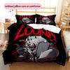 Loona  Pattern Bedding Quilt Set  Home Decoration  Gift (1 * duvet cover + 2 * pillowcase  without core)