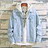 Men Jeans Jacket Mens Bomber Jackets Men Hip Hop Man Vintage Denim Jacket Coat Streetwear