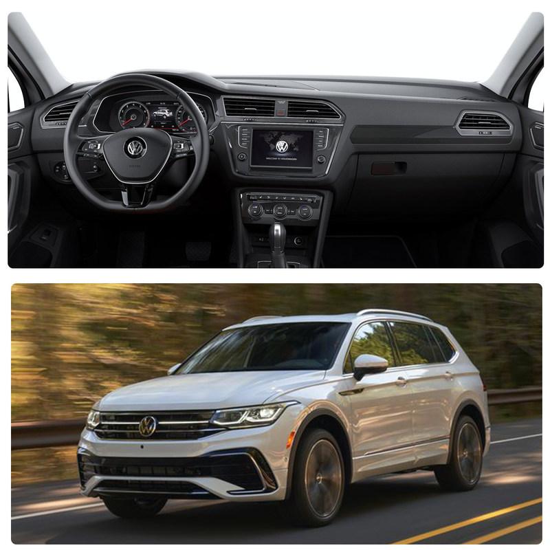 Защитная накладка на панель приборов для Volkswagen VW Tiguan MK2 2017 2018 Автоаксессуары Коврик на панель приборов Защита от солнца Анти-УФ