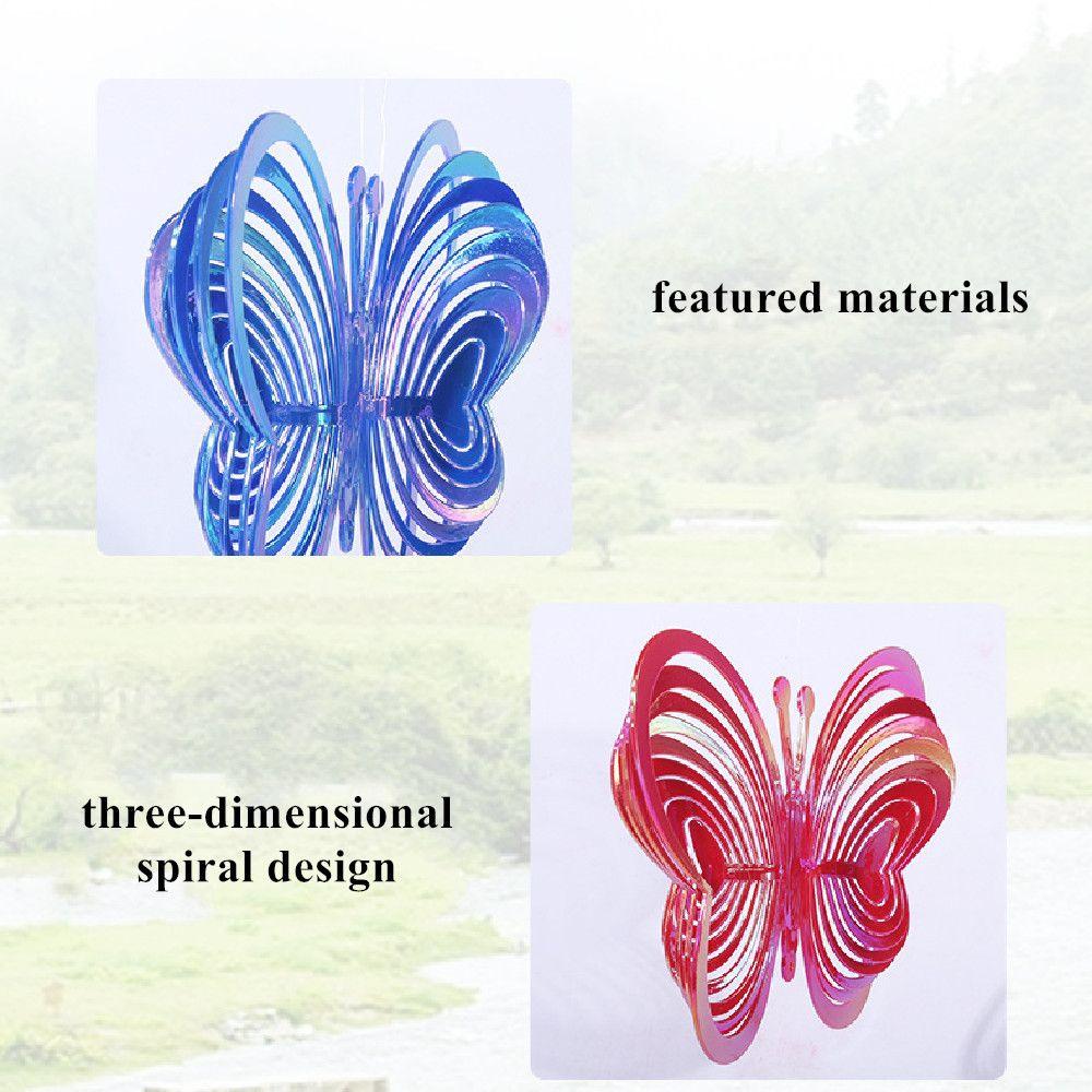 Reflective Butterfly Pinwheel Bird Repellent Bird Repellers Butterfly Wind Chimes Wind Chimes