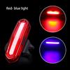 Bicycle Tail Light LED Bike Front Rear Light Waterproof USB Rechargeable Mountain Bike Riding Cycling Tail Lamp Bicycle Light