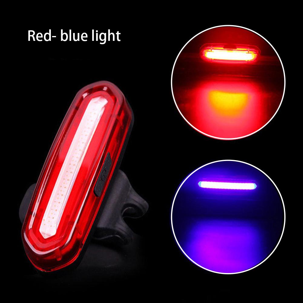 Bicycle Tail Light LED Bike Front Rear Light Waterproof USB Rechargeable Mountain Bike Riding Cycling Tail Lamp Bicycle Light