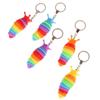 Key Accessories Caterpillar Keychain Finger Slug Snail Caterpillar Caterpillar Keyring Key Chain