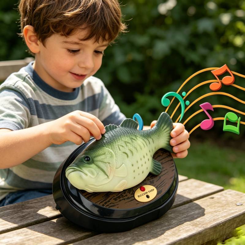 Realistic Moving Electronic Fish Toy With Singing And Dancing For Childrens Play