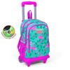 Школьный рюкзак с тремя отделениями Coral High Kids, аква-зеленый, розовый, фламинго, 23912