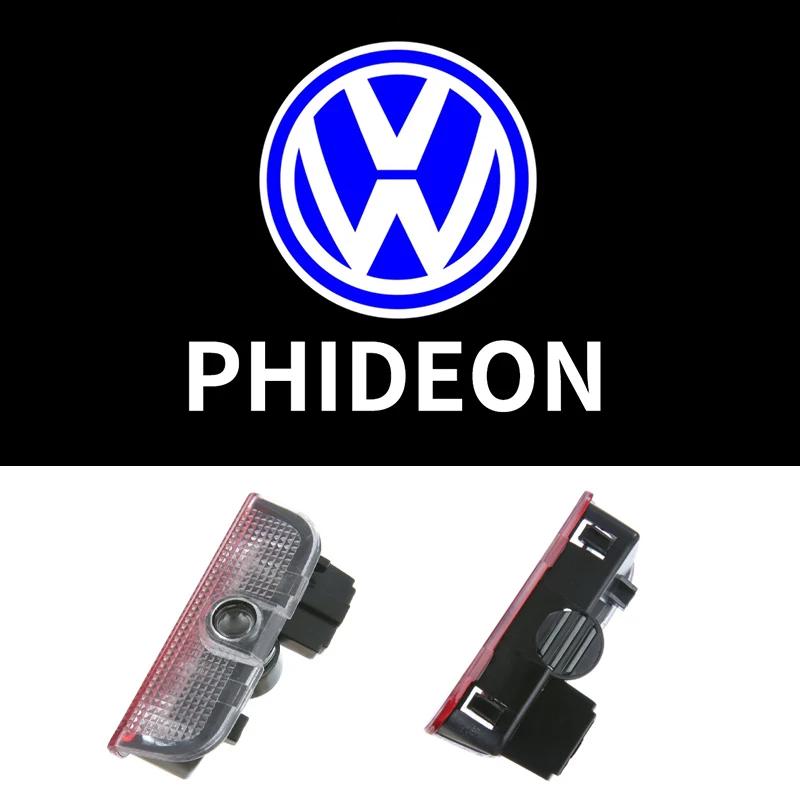 2026 Hot For VW VOLKSWAGEN LED Car Door Welcome Logo Projector Ghost Shadow Light For VW Volkswagen Tiguan MK1 MK2 Sagitar Passa