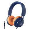 AGPTEK Kids' Headphones with Microphone, Foldable, Wired, Safe Volume Settings, Hearing Protection, Sound Isolation, 3.5mm Audio Jack, Compatible