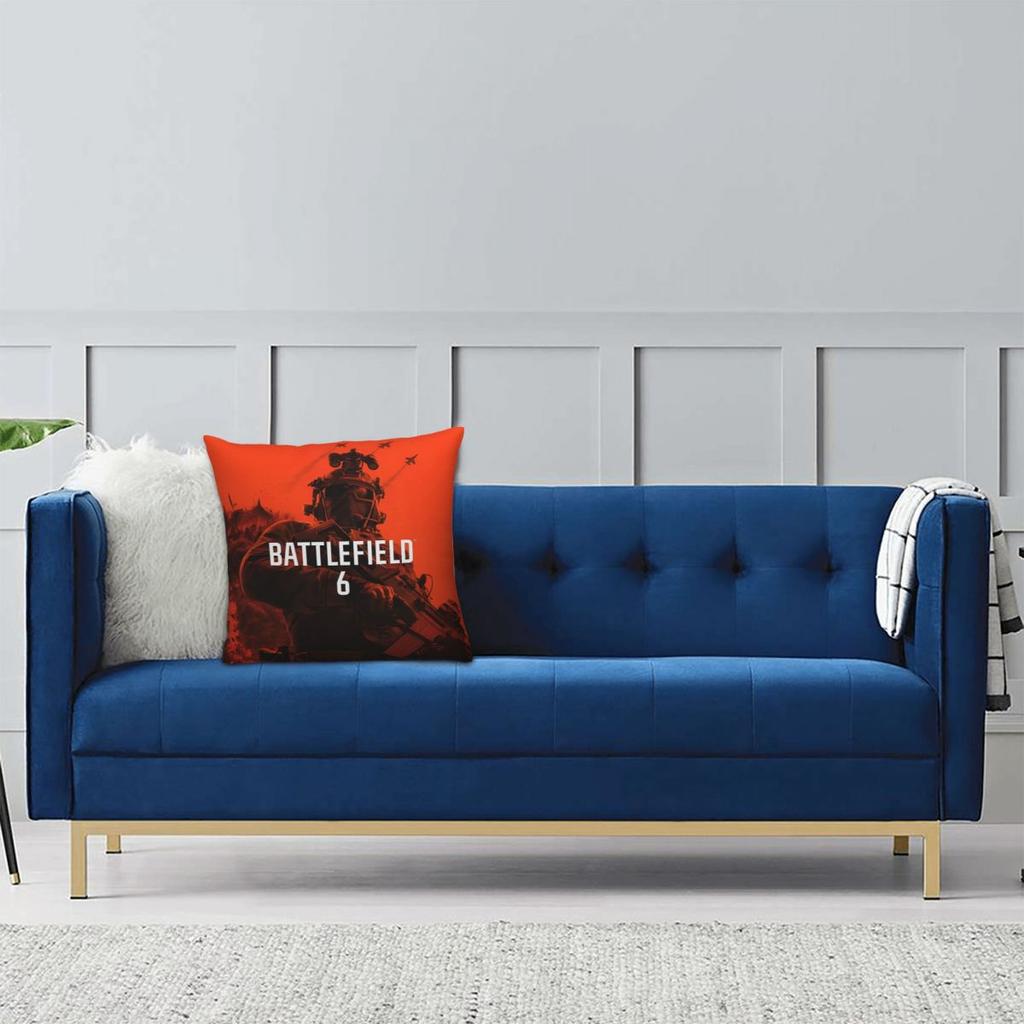 New Battlefield 6 Game Funny Pillow Cover Vintage Pillow Case For Wedding Party Home Decor Cushion Cover Polyester Pillowcases