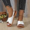 2025 Large Size Women's Shoes Summer New Casual Sandals Women Comfortable Breathable Soft Sole Roman Sandals