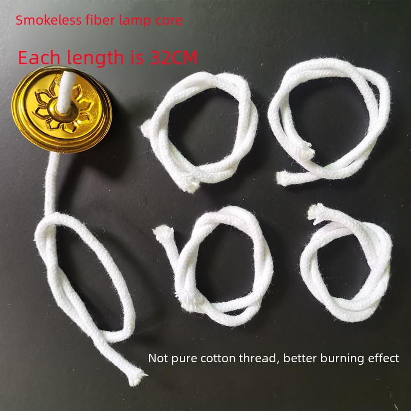 Long-Lasting Aluminum Ghee Lamp Oil Float with Fiber Wick