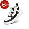 Autumn/Winter Plush Lift Sports Sneakers Men Elevator Height Increase Insole 6cm Man Leisure Fashion Plus Size 35-47