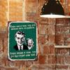 Металлическая настенная табличка Чай и Виски 20x30см Декор для домашнего бара Винтажная металлическая арт-пластина для гостиной, ванной комнаты, кухни