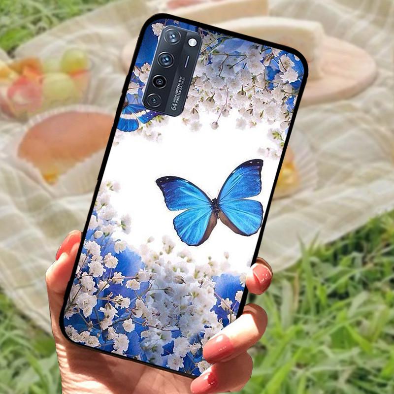 Для ZTE Axon 20 5G Чехол-бампер Силиконовый Мягкий Мраморный Черный Funda Coque для ZTE A20 5G A2121 4G Axon 20 Extreme Защитный